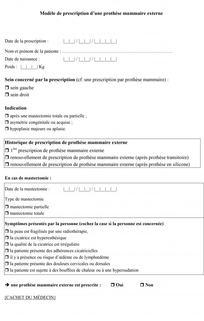 formulaire de prescription prothese mammaire tout pour soi caudry